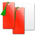 3D Lenticular PVC Bookmark - Red and White Changing Colors (Blank)
